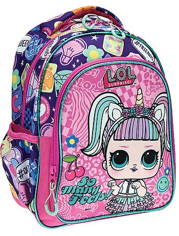 Mochila infantil estampado unicornio en poliéster lol surprise