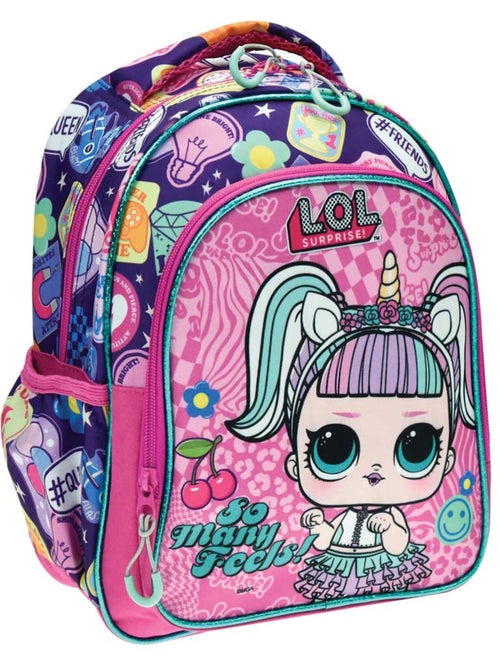 Mochila infantil estampado unicornio en poliéster lol surprise - Kiabi Mochila infantil estampado unicornio en poliéster lol surprise - Kiabi