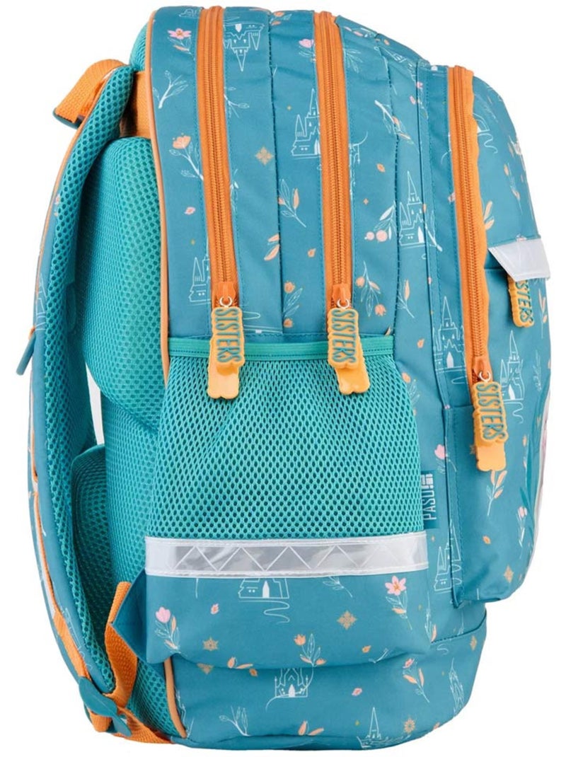 Mochila infantil frozen estampada Azul verde claro Azul - Kiabi