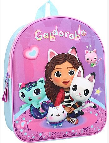 Mochila infantil Gabby y la casa mágica para preescolar