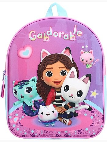 Mochila infantil Gabby y la casa mágica para preescolar