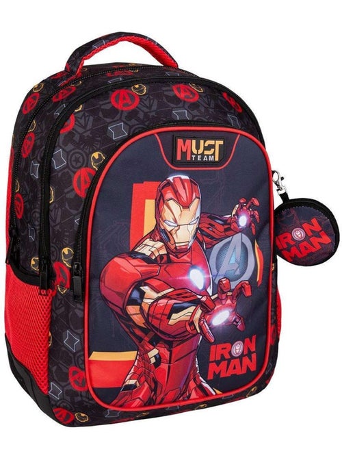 Mochila infantil iron man 43 cm - 2 compartimentos con cremallera - los vengadores - Kiabi Mochila infantil iron man 43 cm - 2 compartimentos con cremallera - los vengadores - Kiabi