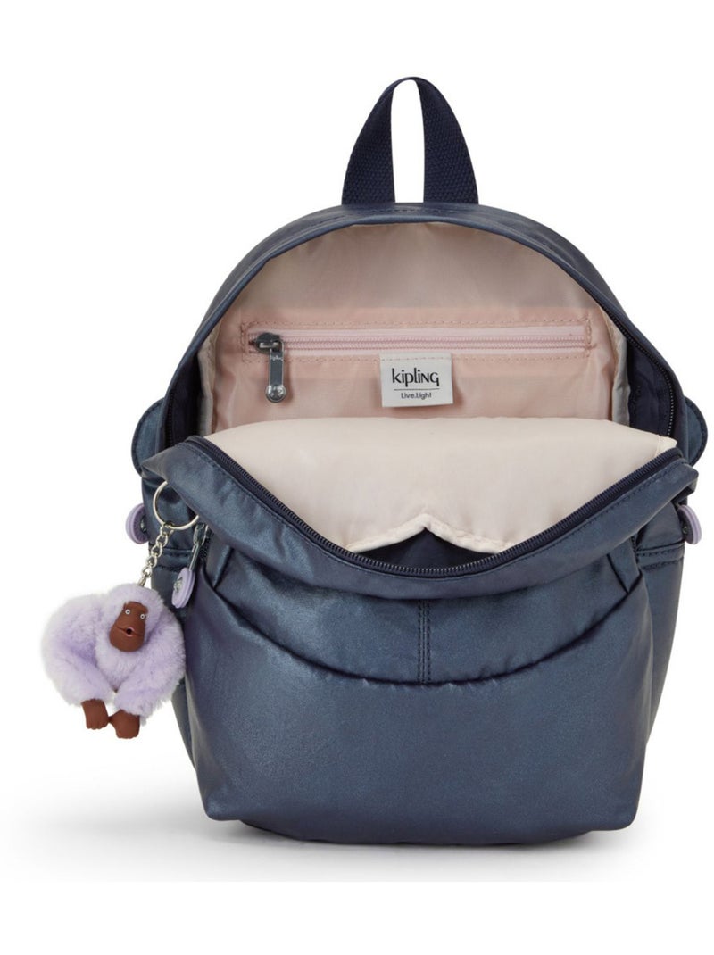 Mochila infantil kipling faster de nailon repelente al agua y ligera Gris violeta - Kiabi