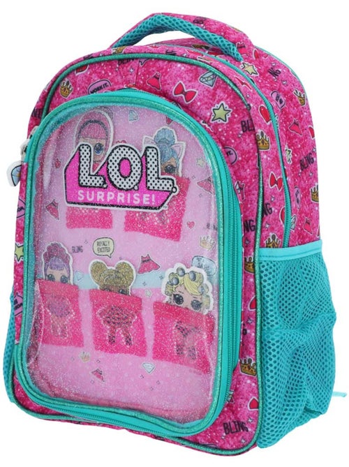 Mochila infantil lol surprise con ventana de pvc y purpurina - Kiabi Mochila infantil lol surprise con ventana de pvc y purpurina - Kiabi