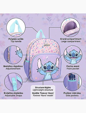 Mochila infantil para niñas Disney Stitch Forever Yours 29 cm 795-01029