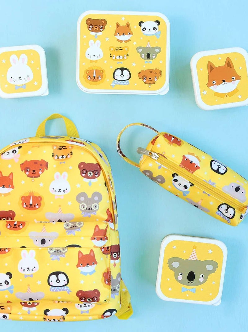 Mochila infantil para preescolar con diseños divertidos | A Little Lovely Company Amarillo - Kiabi