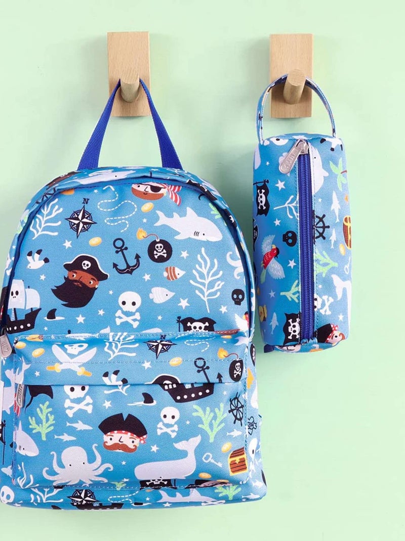 Mochila infantil para preescolar con diseños divertidos | A Little Lovely Company Azul - Kiabi