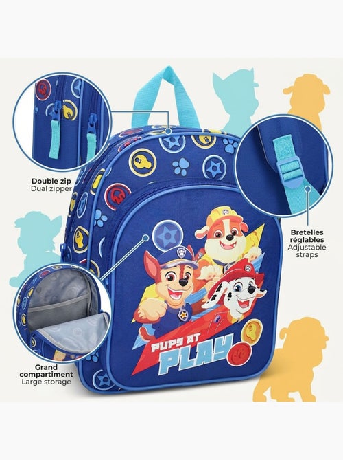 Mochila infantil Paw Patrol de 30 cm para infantil y primaria 520-00542 - Kiabi Mochila infantil Paw Patrol de 30 cm para infantil y primaria 520-00542 - Kiabi