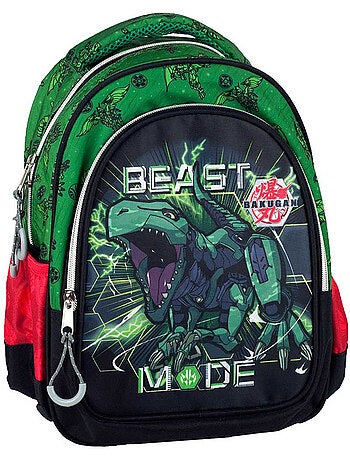 Mochila infantil poliéster estampado bakugan gim