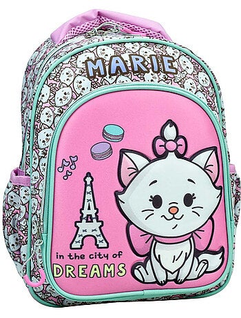 Mochila infantil poliéster estampado marie disney