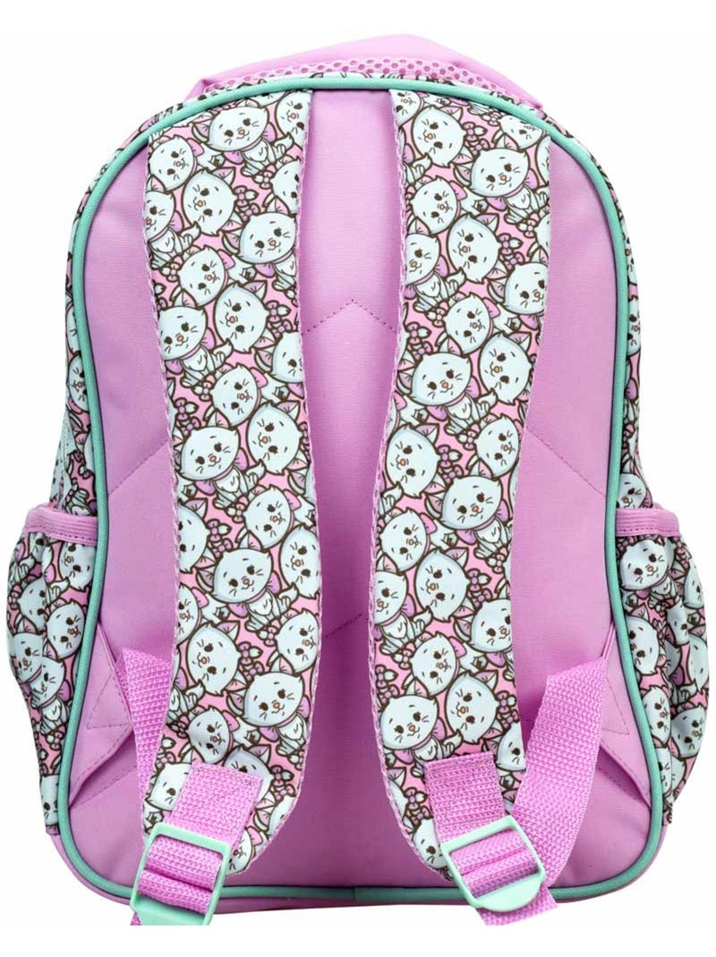 Mochila infantil polyester estampado marie disney Blanco Violeta claro Azul - Kiabi