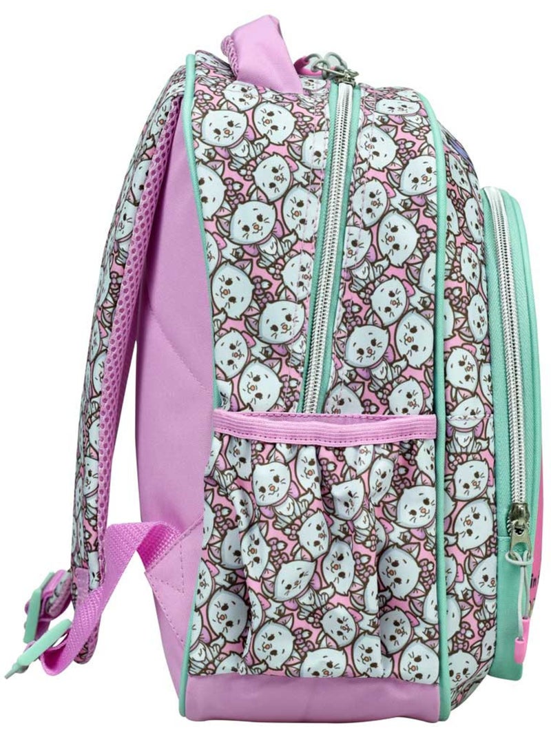 Mochila infantil polyester estampado marie disney Blanco Violeta claro Azul - Kiabi