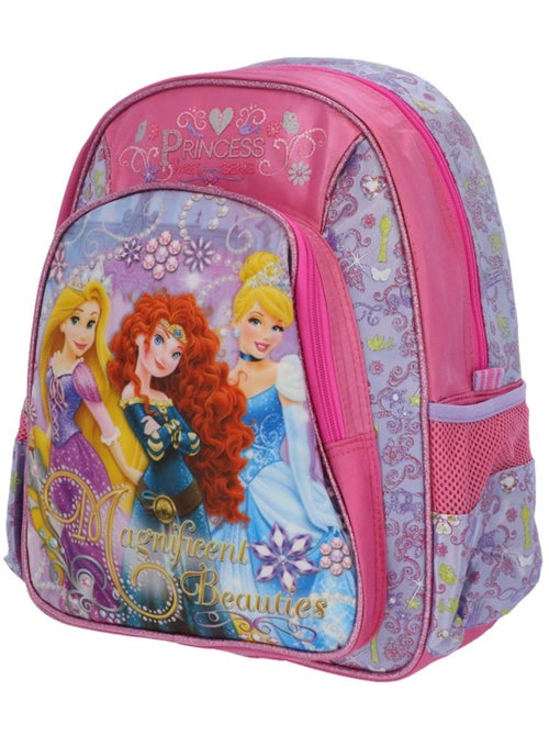 Mochila infantil princesas disney de poliéster satinado estampado 38 cm - Kiabi Mochila infantil princesas disney de poliéster satinado estampado 38 cm - Kiabi