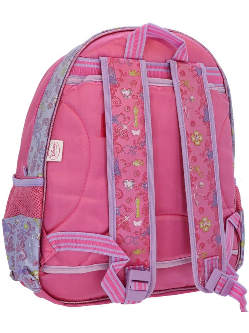 Mochila infantil princesas disney de poliéster satinado estampado 38 cm Rosa - Kiabi