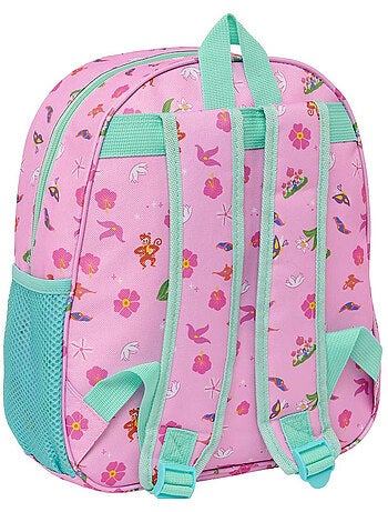 Mochila infantil princesas disney jasmine 3d termoformada 33 cm