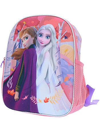Mochila infantil resistente frozen ii con personajes elsa y anna 32 cm