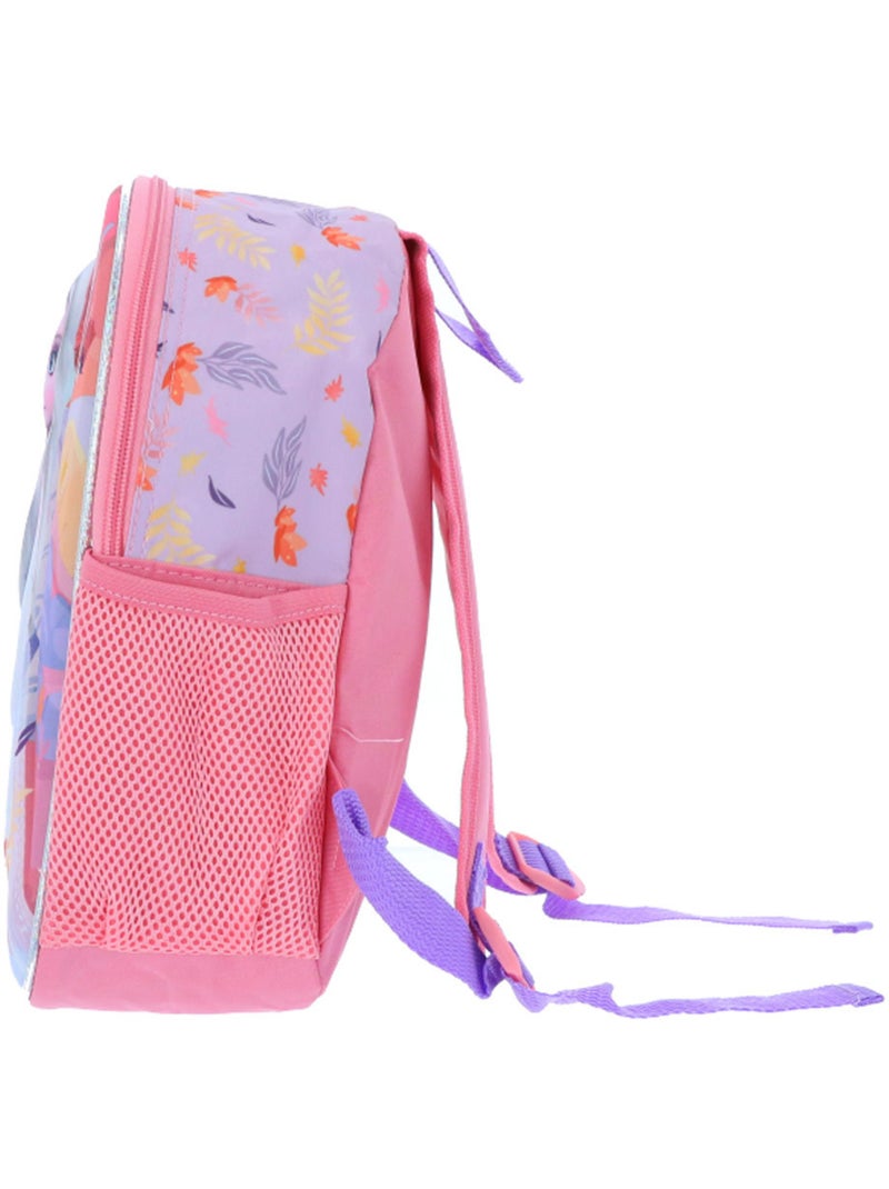 Mochila infantil resistente frozen ii con personajes elsa y anna 32 cm Blanco Violeta claro - Kiabi