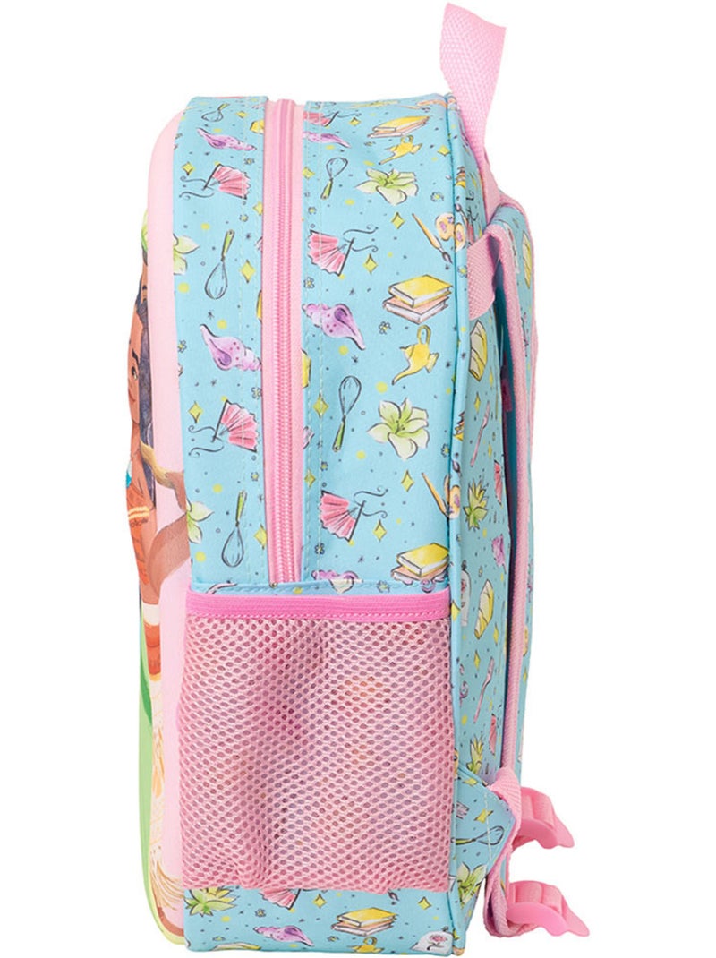 Mochila infantil safta disney princess con frontal 3d termoformado Blanco Rosa claro - Kiabi