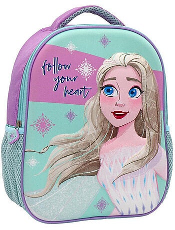 Mochila infantil sintético estampado frozen elsa