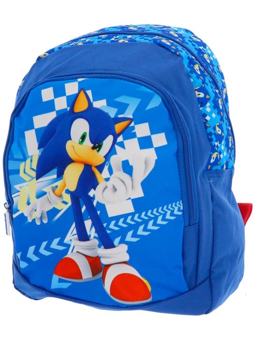 Mochila infantil sonic con bolsillo con cremallera 38 cm - Kiabi Mochila infantil sonic con bolsillo con cremallera 38 cm - Kiabi
