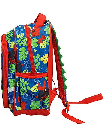 Mochila infantil spider-man dino-webs de tejido estampado