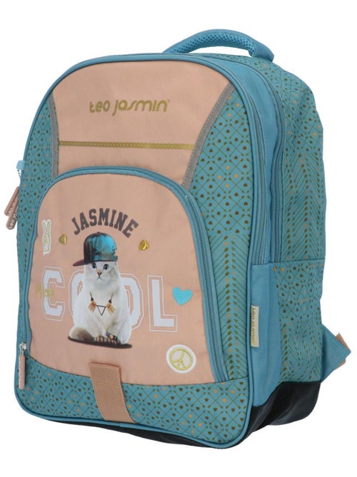 Mochila infantil teo jasmin jasmine cat 42 cm 2 compartimentos con cremallera - Kiabi