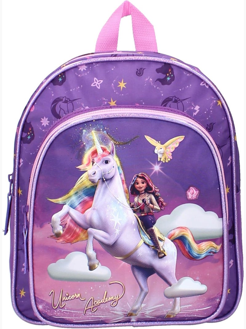 Mochila infantil Unicorn Academy para infantil Violeta - Kiabi