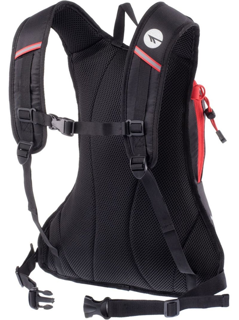 Mochila ivo - hi-tec Negro Rojo - Kiabi