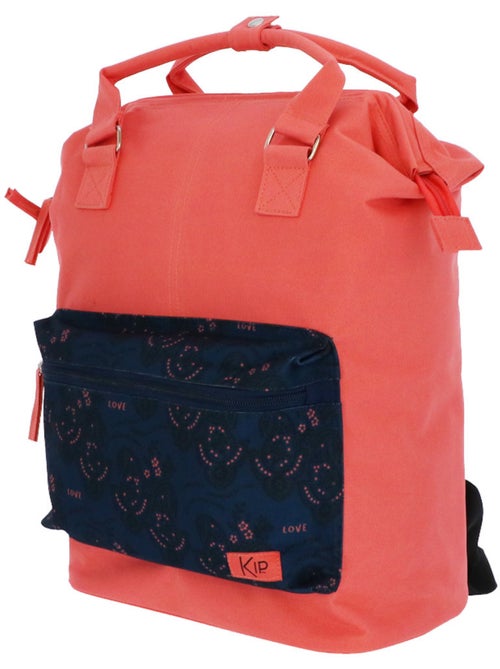 Mochila kip love de lona repelente al agua 40 cm - Kiabi Mochila kip love de lona repelente al agua 40 cm - Kiabi