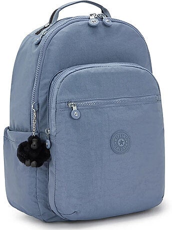 Mochila kipling seoul blue stone 44 cm - compartimento protector para ordenador