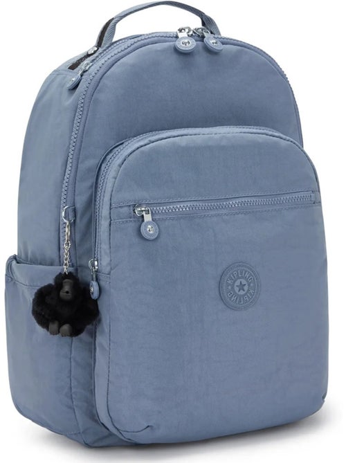 Mochila kipling seoul blue stone 44 cm - compartimento protector para ordenador - Kiabi Mochila kipling seoul blue stone 44 cm - compartimento protector para ordenador - Kiabi