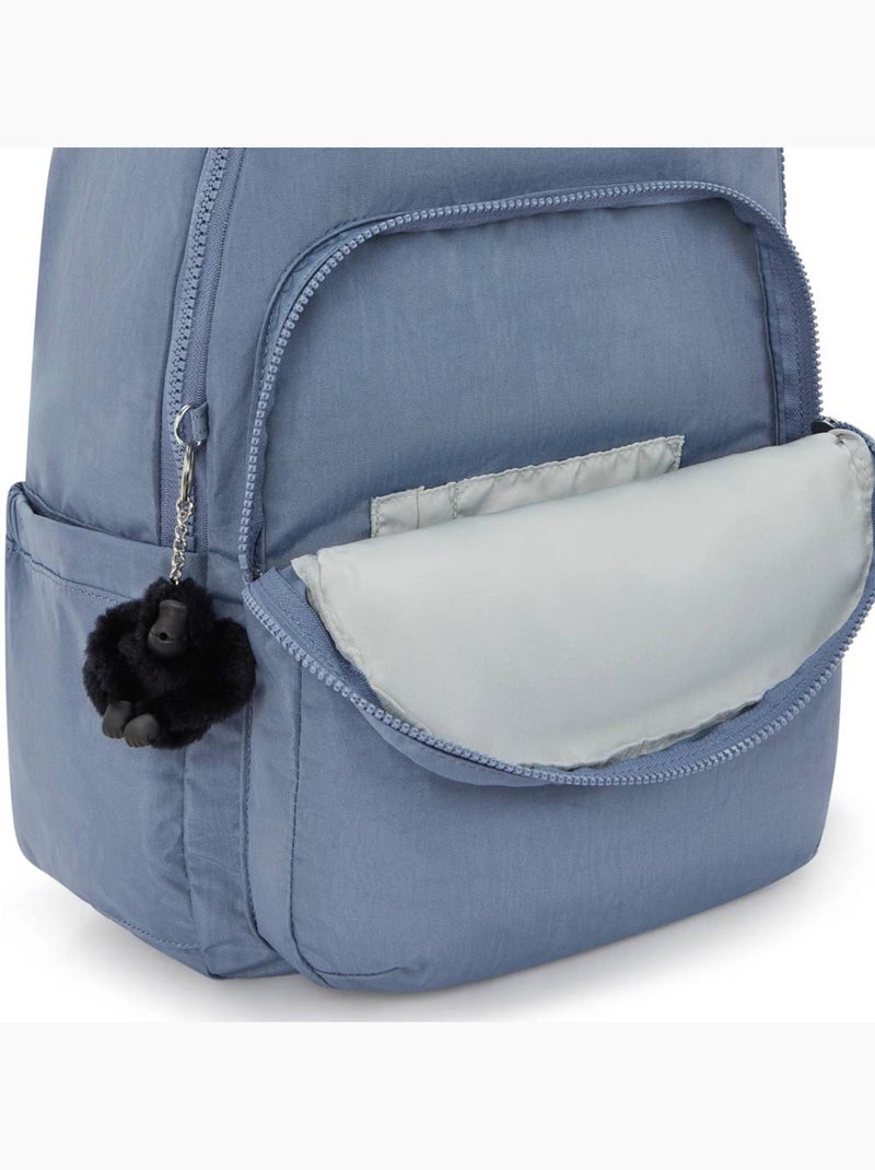 Mochila kipling seoul blue stone 44 cm - compartimento protector para ordenador Azul - Kiabi