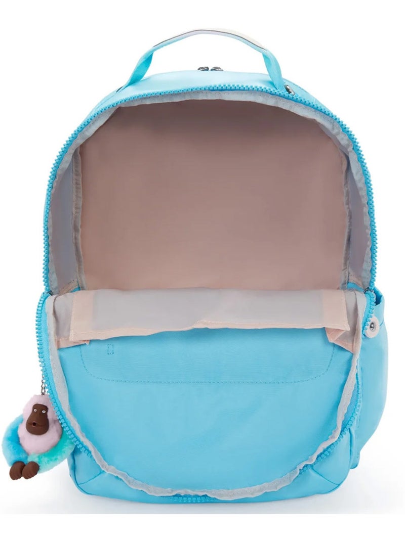 Mochila kipling seoul college extra blue 44 cm - compartimento para ordenador Azul - Kiabi