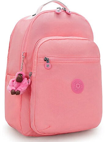 Mochila kipling seoul college extra coral 44 cm - bolsillo para ordenador