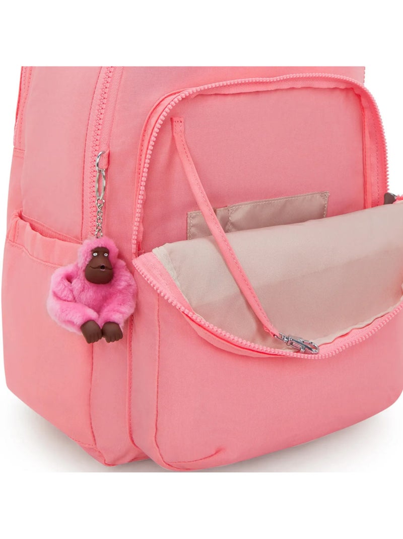 Mochila kipling seoul college extra coral 44 cm - bolsillo para ordenador Coral - Kiabi