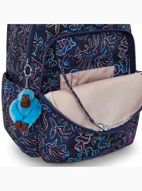Mochila kipling seoul college extra disco fish 44 cm - bolsillo para ordenador - Kiabi