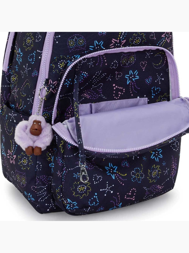 Mochila kipling seoul college extra unicorn star 44 cm con compartimento para ordenador Azul Violeta - Kiabi