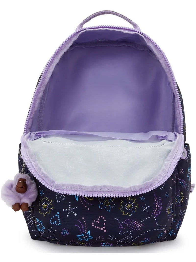 Mochila kipling seoul college extra unicorn star 44 cm con compartimento para ordenador Azul Violeta - Kiabi