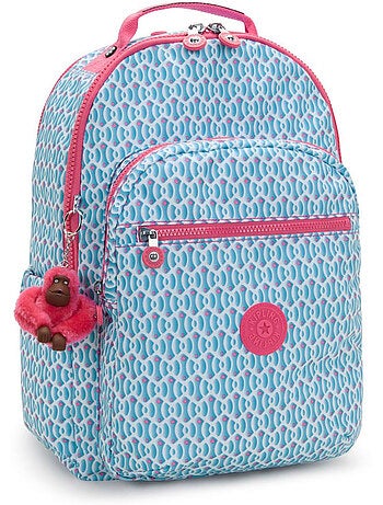 Mochila kipling seoul lap 44 cm con bolsillo para ordenador - color dreamy geo combo