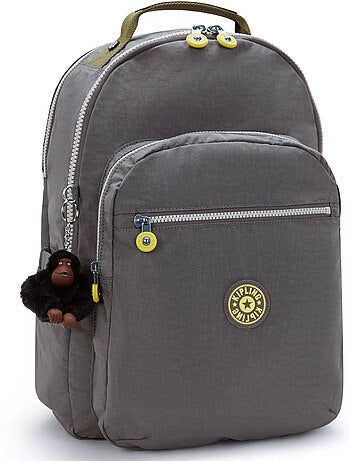 Mochila kipling seoul lap back to grey 44 cm - bolsillo para ordenador