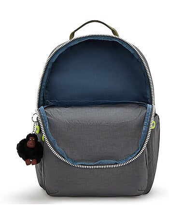 Mochila kipling seoul lap back to grey 44 cm - bolsillo para ordenador