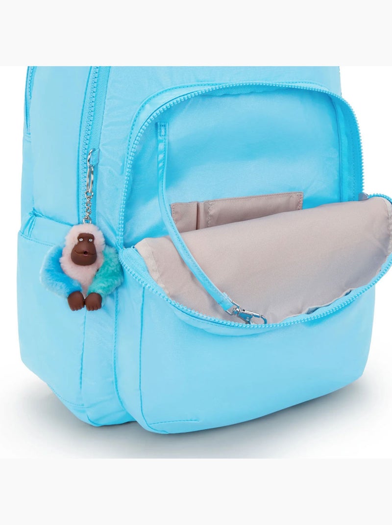 Mochila kipling seoul lap sea blue 44 cm - compartimento para ordenador Azul - Kiabi