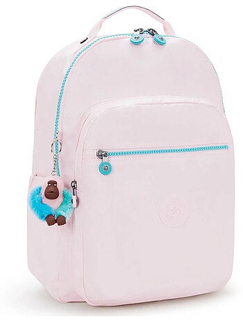 Mochila kipling seoul lap sea pink 44 cm - compartimento para ordenador