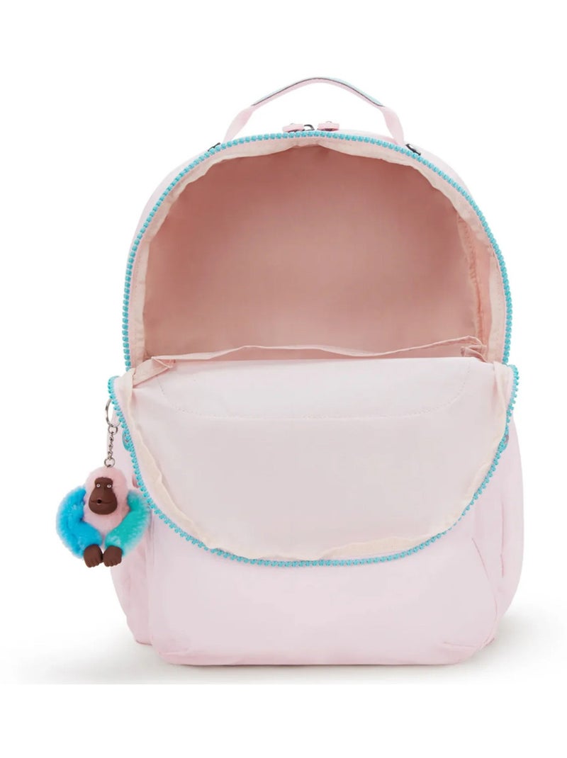 Mochila kipling seoul lap sea pink 44 cm - compartimento para ordenador Azul Rosa - Kiabi