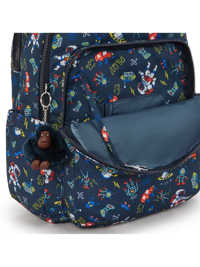 Mochila kipling seoul lap space game 44 cm con bolsillo para ordenador Multicolor - Kiabi