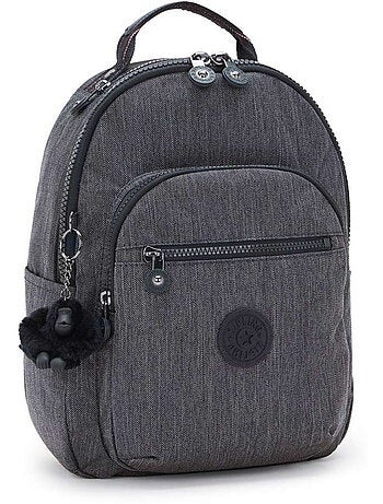 Mochila kipling seoul s active denim 35 cm - con bolsillo protector para tableta