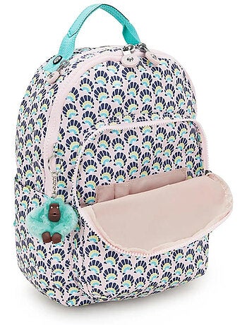 Mochila kipling seoul s coquillages 35 cm - con bolsillo para tableta