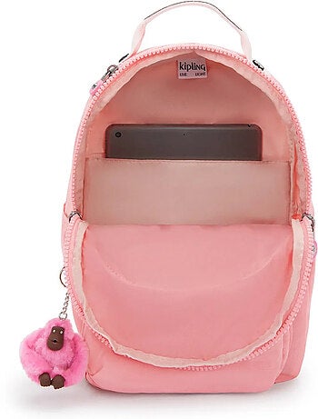 Mochila kipling seoul s coral sea 35 cm - con bolsillo protector para tableta