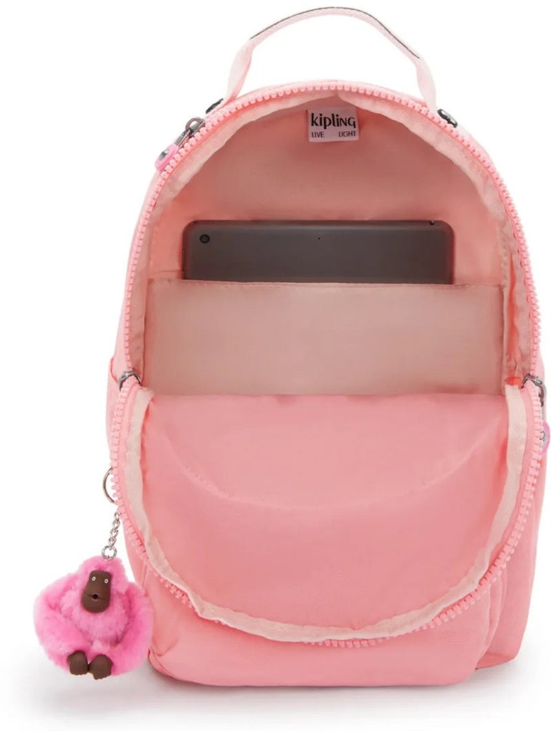 Mochila kipling seoul s coral sea 35 cm - con bolsillo protector para tableta Rosa - Kiabi