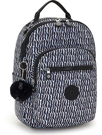 Mochila kipling seoul s holiday waves 35 cm - con bolsillo protector para tableta